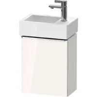 Duravit D-Neo, sous-lavabo en console suspendu, 364x440x222mm, 1 porte, charnières à gauche, avec poignée