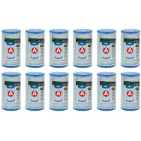 Intex 12er Set Filterkartusche Typ A