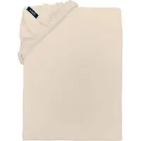SOCCX Spannbettlaken "", beige, L:200cm, Baumwoll-Jersey, Obermaterial: 100% Baumwolle, Bettlaken, Spannbettlaken, gewebtes Label