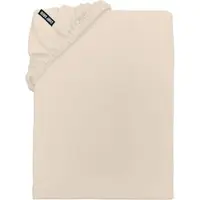 CAMP DAVID Spannbettlaken "", beige, L:200cm, Baumwoll-Jersey, Obermaterial: 100% Baumwolle, Bettlaken, Spannbettlaken, gewebtes Label