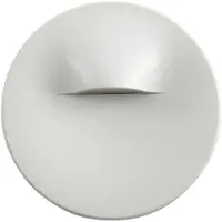 LINDBY LED-Wandeinbaulampe Alune, weiß, rund, Ø 8 cm, IP65