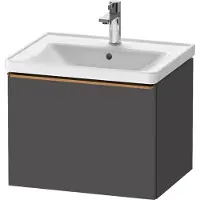 Duravit Waschtischunterschrank D-Neo 58,4x45,2x44cm, 1 A, wd, b geb/Gra ma