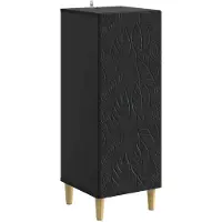Syfax Sideboard Schwarz 33 x 34,5 x 90 cm Holzwerkstoff