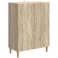 Syfax Sideboard Sonoma-Eiche 66 x 34,5 x 90 cm Holzwerkstoff