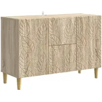 Syfax Sideboard Sonoma-Eiche 89 x 34,5 x 60 cm Holzwerkstoff