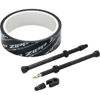 Zipp Tubeless Kit 26 Mm Tape/2 Universal Valves 100 Mm/1 Valve Core Wrench Reparatursatz