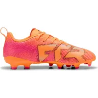 Puma Fußballschuh "FUTURE 8 PLAY FG/AG JR", Damen, Gr. 36, Textil, heat fire, schwarz, ravish, Synthetik, Schuhe Fußballschuh, für Rasen- und Kunstrasenplätze