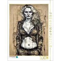 CALVENDO Puzzle Die stille Intensität, inspiriert von Egon Schiele | 1000 Teile Lege-Größe 64 × 48 cm Foto-Puzzle für glückliche Stunden