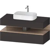 Duravit Waschtischunterschrank Qatego 120x55x60cm, E Ma/Gra m, Pl, 1 Kast