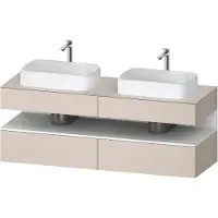 Duravit Waschtischunterschrank Qatego 160x55x60cm, w m/ta m, Pl, B bs, B