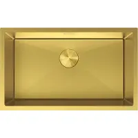 Mexen Trixo Edelstahlspüle 1-beckig 750 x 440 mm, gold - 6415751000-55