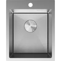 Mexen Solix Einbauspüle aus Edelstahl 1-Beck 400 x 500 mm, Inox HC - 6406401000-01HC