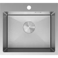 Mexen Solix Edelstahlspüle 1-Becken 500 x 450 mm, Inox HC - 6402501000-01HC