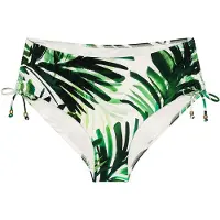 Triumph Bikini-Hose "Summer Palm Maxi", Damen, Gr. 36, N-Gr, grün (grün combination), Microfaser, Obermaterial: 55% Polyamid, 45% Elasthan, Badehosen Bikini-Hose, weich und formend