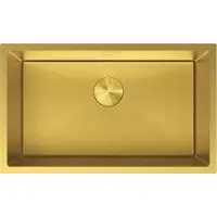Mexen Trixo Spülbecken Edelstahl 1-Kammer 750 x 440 mm, golden HC - 6415751000-55HC