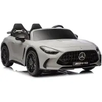Lean cars Mercedes GT63 AMG DK-GT63 24V LCD Elektroauto, Hellgrau
