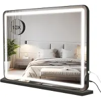 OEM Spiegel mit LED-Lampen und Speichereinrichtung - 80x57 cm