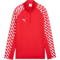Puma teamLIGA26 Training 1/4 Zip Top Jr red-white-red (01) 116