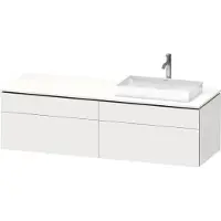 Duravit LC4871R18180000 Konsolen-WTU wandhängend L-Cube 550x1