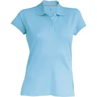 Kariban Baumwolle Classics-20.K242 Damen Piqué Polo Gr. XXL tropical blue