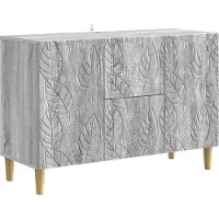 vidaXL Sideboard Sonoma-Grau 89 x 34,5 x 60 cm Holzwerkstoff