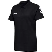 Hummel Hmlgo Baumwolle Polo Woman - black, Größe:XXL