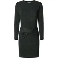 Pepe Jeans für Damen. PL9537725 Graues Kleid von Brais (S), Lässig, Baumwolle, Langarm