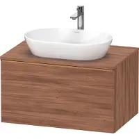 Duravit D-Neo, sous-lavabo en console suspendu, 800x459x550mm, 1x tiroir, avec poignée bronze brossé