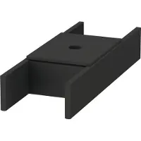 Duravit Einrichtungssystem Breite 115mm Diamantschwarz, ohne Siphonausschnitt, UV9644000000000