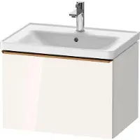 Duravit D-Neo bâti-support lavabo suspendu, 634x440x452mm, 1 tiroir, avec poignée bronze brossé