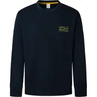 Pepe Jeans für Herren. PM5800139 Sweatshirt Soren navy (L), Lässig, Baumwolle, Marine