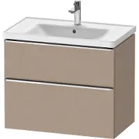 Duravit Waschtischunterschrank D-Neo 78,4x45,2cm, ch/Lein, 1 Schubk., 1 Ausz.