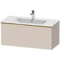 Duravit D-Neo bâti-support lavabo suspendu, 1010x440x462mm, 1 tiroir, avec poignée or poli, DE4263034910000