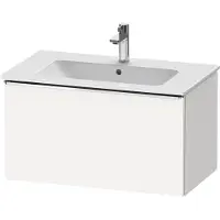 Duravit D-Neo Waschtischunterbau wandhängend, 810x440x462mm, 1 Auszug, mit Griff Chrom, DE4262010180000, Farbe: Weiß Matt Dekor