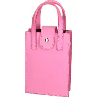 Gave Lux Giusi Handtasche aus Runzelleder Weiß Italienische Handarbeit Bianco UNICA 19x13x5 cm