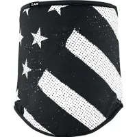 Zan Headgear Sportflex Black&white Flag Nackenwärmer