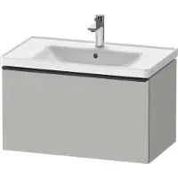 Duravit Waschtischunterschrank D-Neo 78,4x45,2cm, sw/gr ma, 1 Ausz., wandhängend