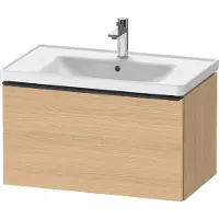 Duravit D-Neo bâti-support lavabo suspendu, 784x440x452mm, 1 tiroir, avec poignée diamant noir