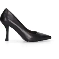 Marc Ellis Damenschuhe mit Absatz aus echtem Leder, elegante Pumps, schwarz