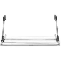 Brabantia - Tür-Trockengestell 4.5 M,Farbe:Metallic grau, 105241