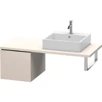 Duravit L-Cube Meuble bas pour console, 1 tiroir, 420x400x547mm, LC583108383, LC583108383