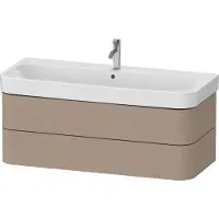 Duravit Happy D.2 Plus Waschtischunterbau wandhängend, 1175x490mm, 2 Schubkästen, HP4389075750000