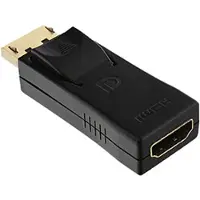 Kindermann 5809000082, DisplayPort, HDMI, Male/Female, Schwarz