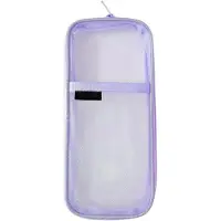 Markenlos Transparente Nylon-Mesh-Federmäppchen mit Reißverschluss - für Prüfungsstifte und Schrein