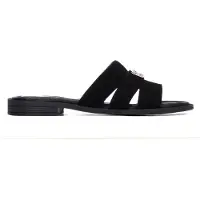 Carmela für Damen. 16306101-NEGRO Ledersandalen 163061 schwarz (36), Wohnung, Spaltleder, Keine, Lässig