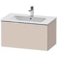 Duravit Waschtischunterschrank D-Neo 81x46,2cm, chr/Taup ma, 1 Ausz., wandhängend