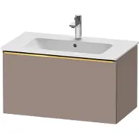 Duravit D-Neo bâti-support lavabo suspendu, 810x440x462mm, 1 tiroir, avec poignée or poli, DE4262034430000