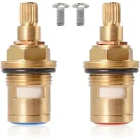 OEM Messing Wasserhahn 1/2 Zoll, keramische Düseneinrichtung, 2 Stücke, Bad- und Küchenzubehör