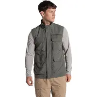 Craghoppers - "Adventure V" Weste für Herren, Nosilife CG2589 (XXL) (Dunkler Salbei)