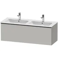 Duravit Waschtischunterschrank D-Neo 128x46,2x44cm, 1 A, wd, sw/gr ma